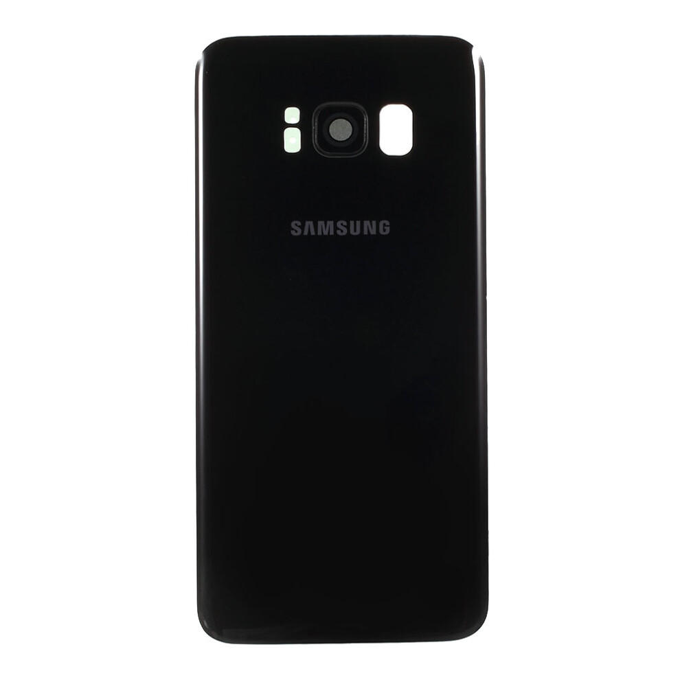 (Black) Oem For Samsung Galaxy S8 G950 Battery Housing With Adhesive Sticker+Waterproof Adhesive+Camera Lens Ring Cover Black 6914279854896