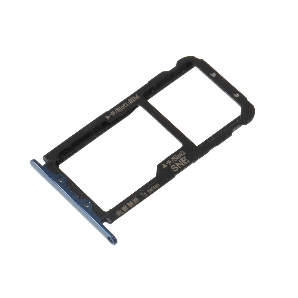 (Blue) Oem Dual Sim Micro Sd Card Tray Holder Replacement For Huawei Mate 20 Lite Blue 6914273789255
