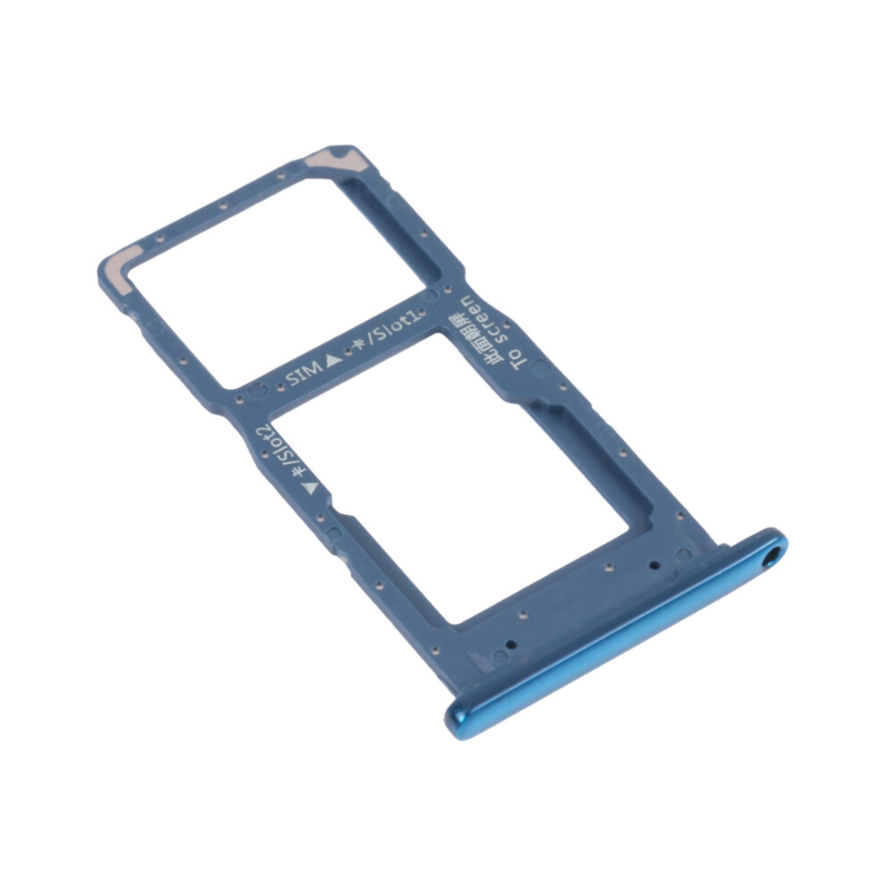 (Sapphire) Oem Dual Sim Micro Sd Card Tray Holder Replacement For Huawei P Smart (2019)/Nova Lite 3 (Japan) 6914274387597