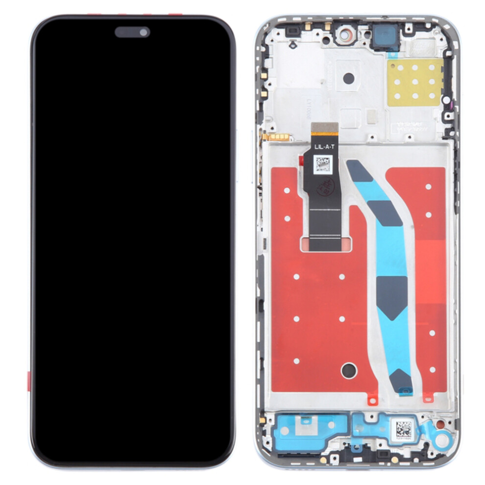 (Silver) For Honor X8b 4G Lly-Lx1,Lly-Lx2,Lly-Lx3 Oem Grade S Amoled Screen And Digitizer Assembly+Frame (Without Logo) Silver 6914274783801