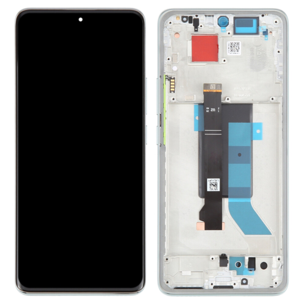 (Green) For Xiaomi Redmi Note 14 Pro 5G/Poco X7 5G Oem Grade S Amoled Screen And Digitizer Assembly+Frame (Without Logo) Green 6914270450868