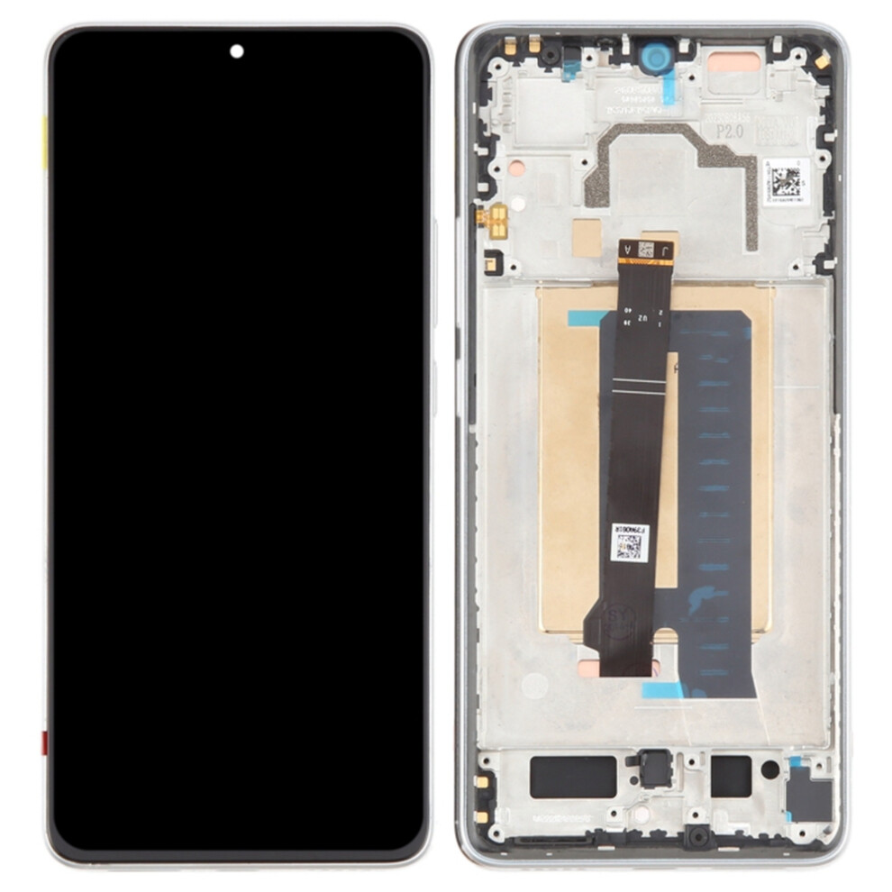 (White) For Xiaomi Redmi K70e 5G/Poco X6 Pro 5G Grade C Lcd Screen And Digitizer Assembly+Frame Part (Tft Technology) (Without Logo) White 6914272852349