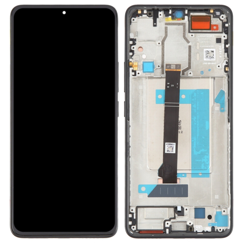 (Black) For Xiaomi Redmi Turbo 3 5G/Poco F6 5G Oem Grade S Amoled Screen And Digitizer Assembly+Frame (Without Logo) Black 6914276262519