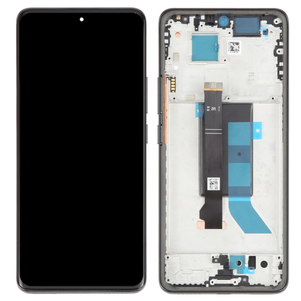 (Black) For Xiaomi Redmi Note 14 Pro 5G/Poco X7 5G Oem Grade S Amoled Screen And Digitizer Assembly+Frame (Without Logo) Black 6914271350006