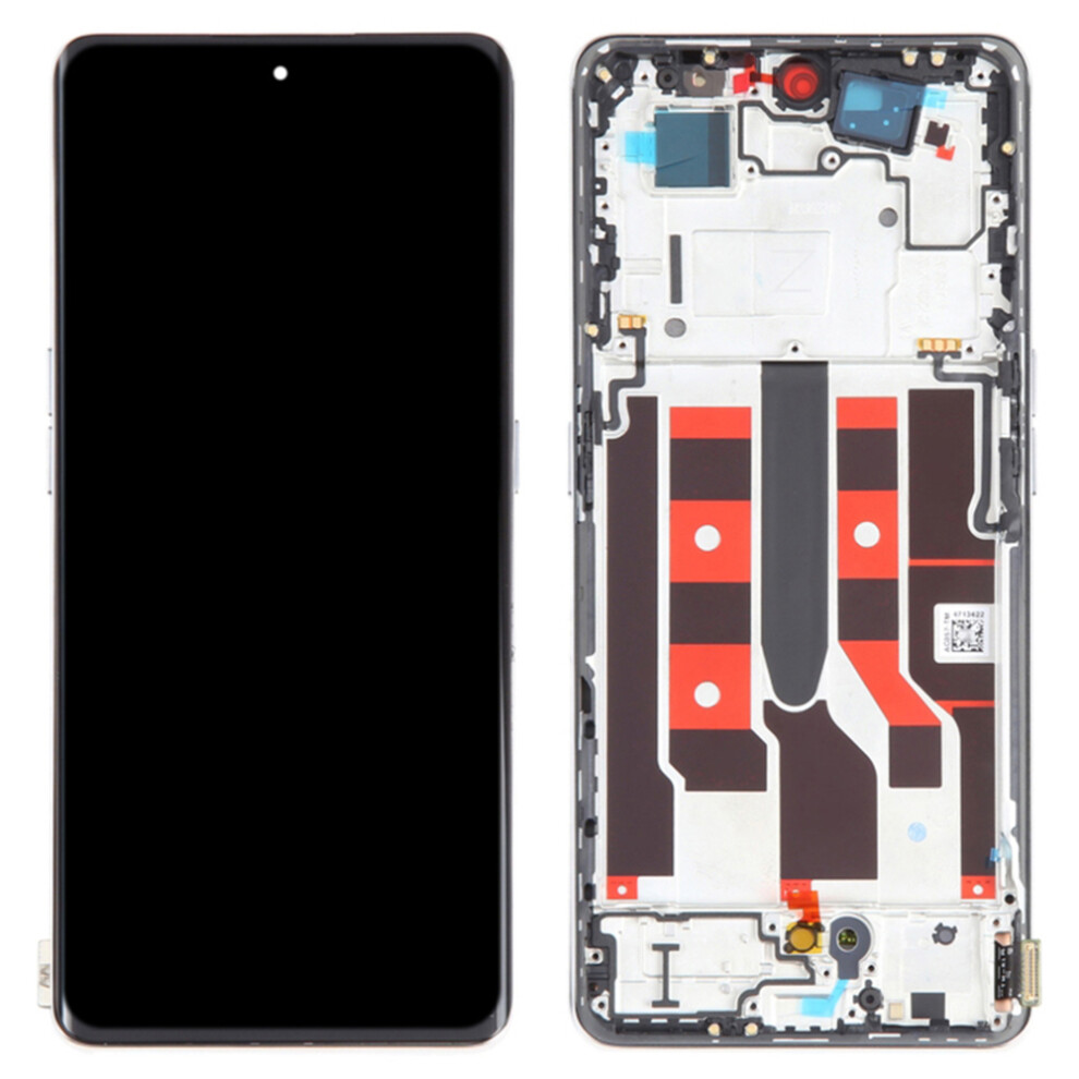 (Gold) For Oppo Reno8 T 5G Grade C Oled Screen And Digitizer Assembly+Frame Spare Part (Without Logo) Gold 6914274431702