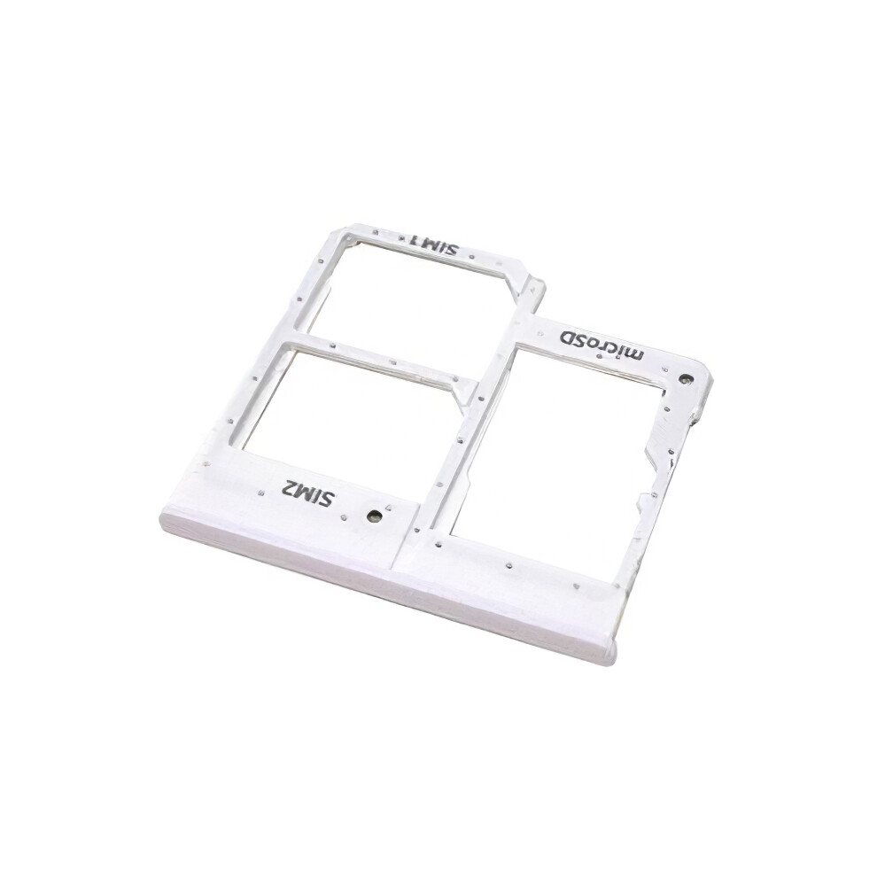 (White) For Samsung Galaxy A20e Sm-A202f Oem Sim+Sd Card Tray Holder Replacement Part (Without Logo) White 6914275829881