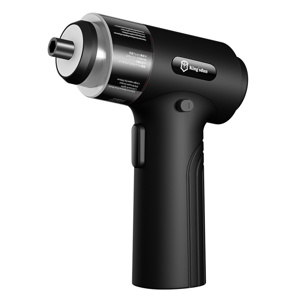 (Black) KING'sdun KS-882047 3.7V Multifunctional 35 In 1 Electric Screwdriver Set with LED Light Repair Power Tool-image-OPC-PJS8XWC-NEW