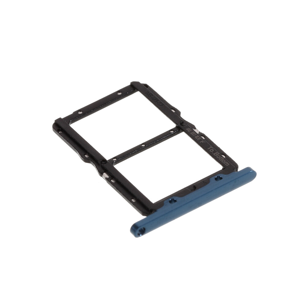 ( Blue) For Huawei Honor 20/Nova 5T Yal-L21 Oem Dual Sim Card Tray Holder Replace Part (Without Logo) Dark/Blue 6914271792172