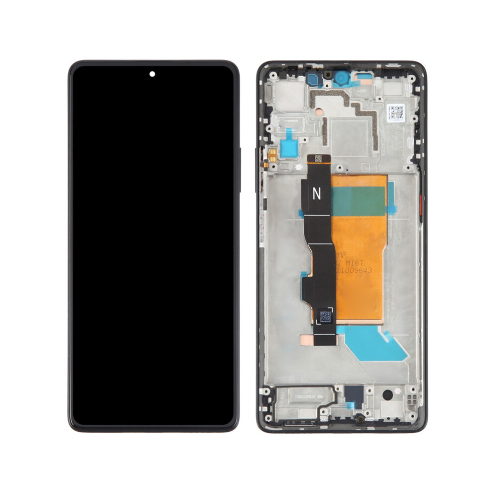 (Black) For Xiaomi Poco F5 5G/Redmi Note 12 Turbo Oem Grade S Amoled Screen And Digitizer Assembly+Frame (Without Logo) Black 6914277036935