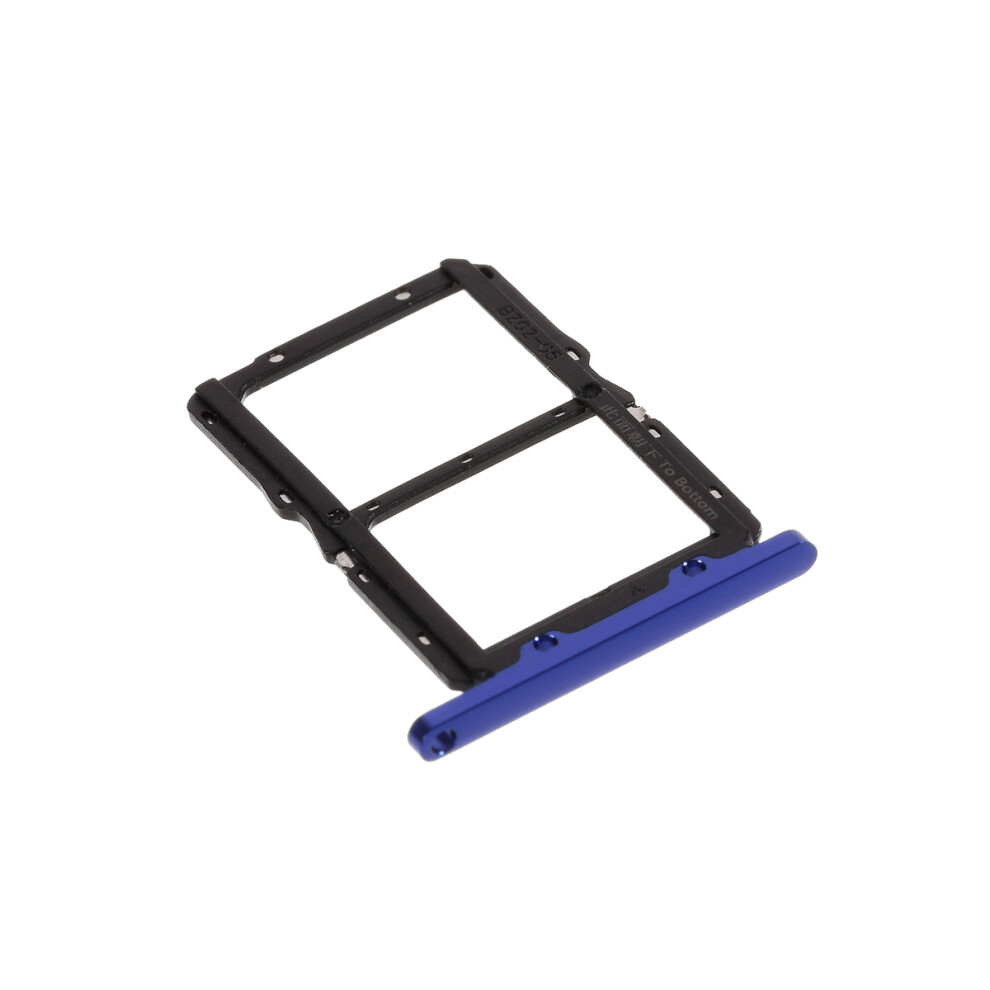 (Navy ) For Huawei Honor 20/Nova 5T Yal-L21 Oem Dual Sim Card Tray Holder Replace Part (Without Logo) Blue 6914271414142