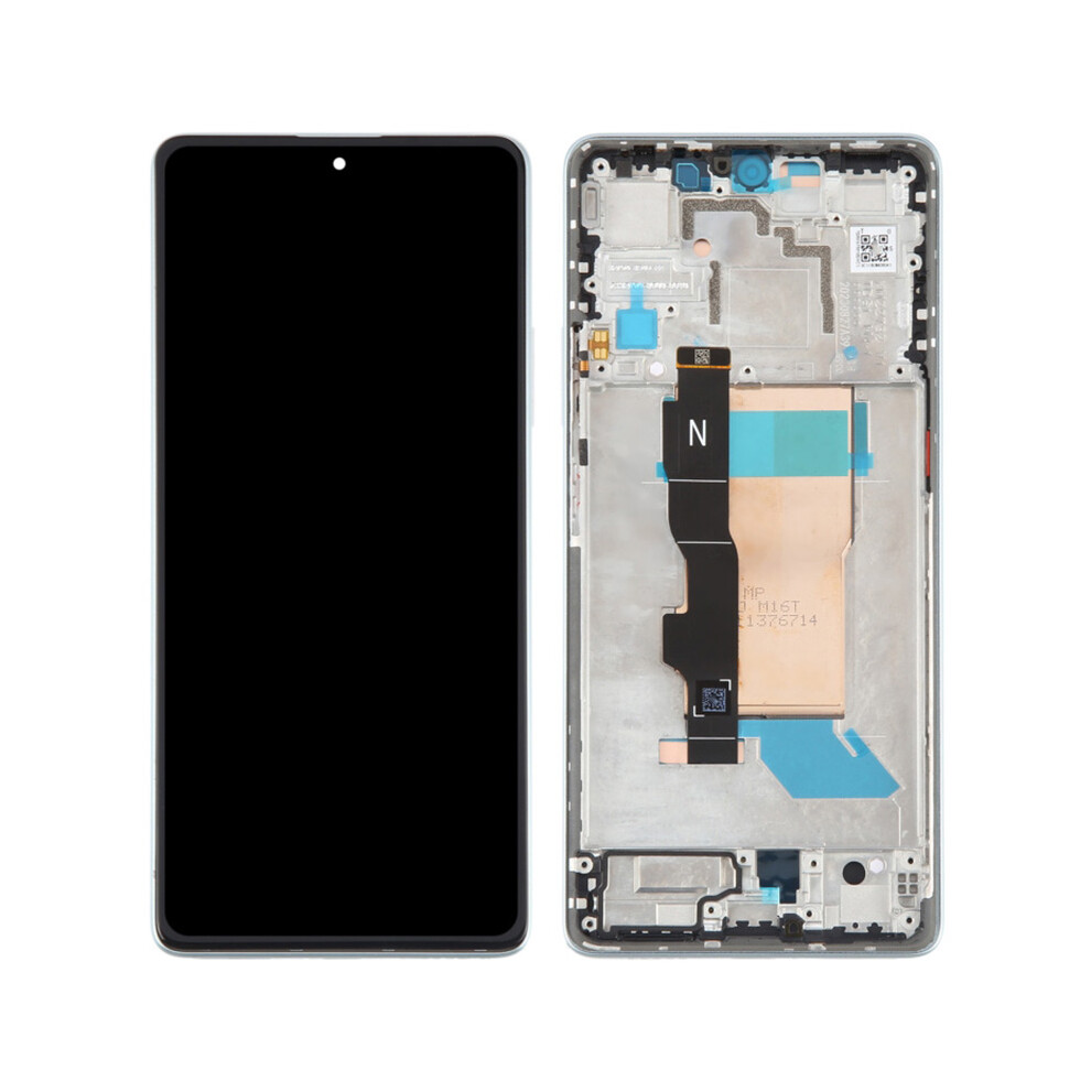 (Blue) For Xiaomi Poco F5 5G/Redmi Note 12 Turbo Oem Grade S Amoled Screen And Digitizer Assembly+Frame (Without Logo) Blue 6914271798419