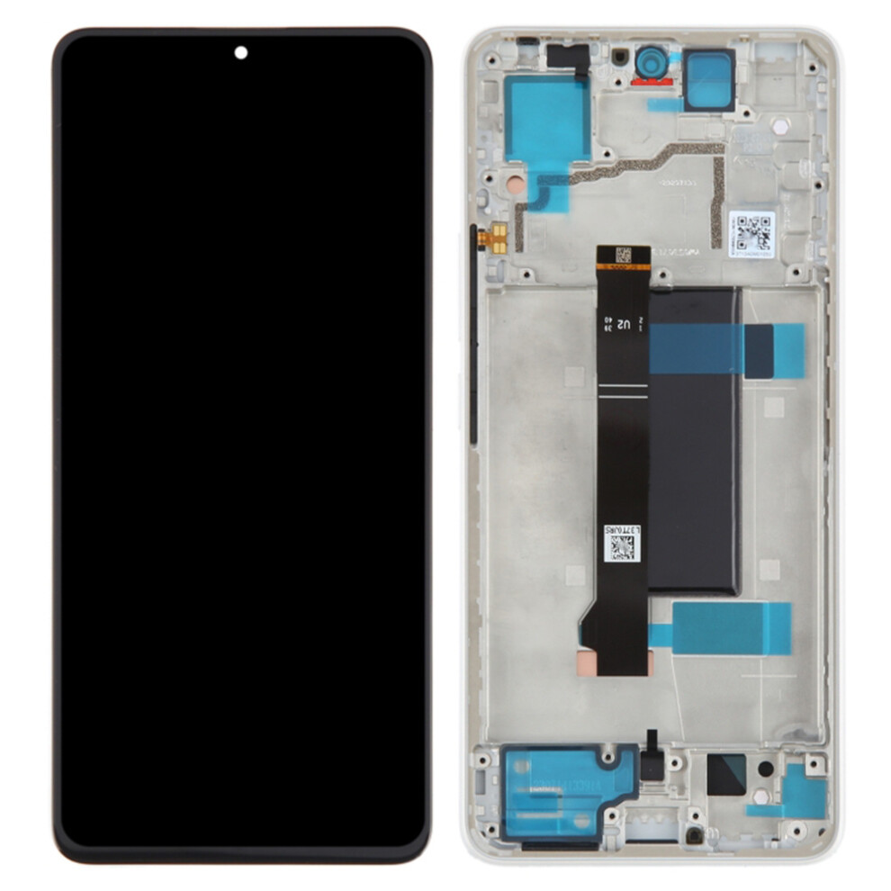 (White) For Xiaomi Redmi Note 13 Pro 5G/Poco X6 5G Grade C Lcd Screen And Digitizer Assembly+Frame Part (Tft Technology) (Without Logo) White 6914273824024