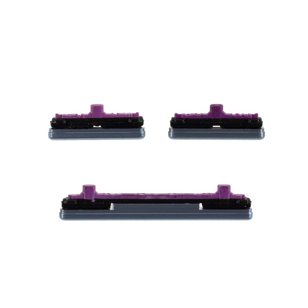 (Blue) For Samsung Galaxy S10 G973/S10 Plus G975 3Pcs/Set Oem Power On/Off And Volume Side Buttons (Without Logo) Blue 6914270400344
