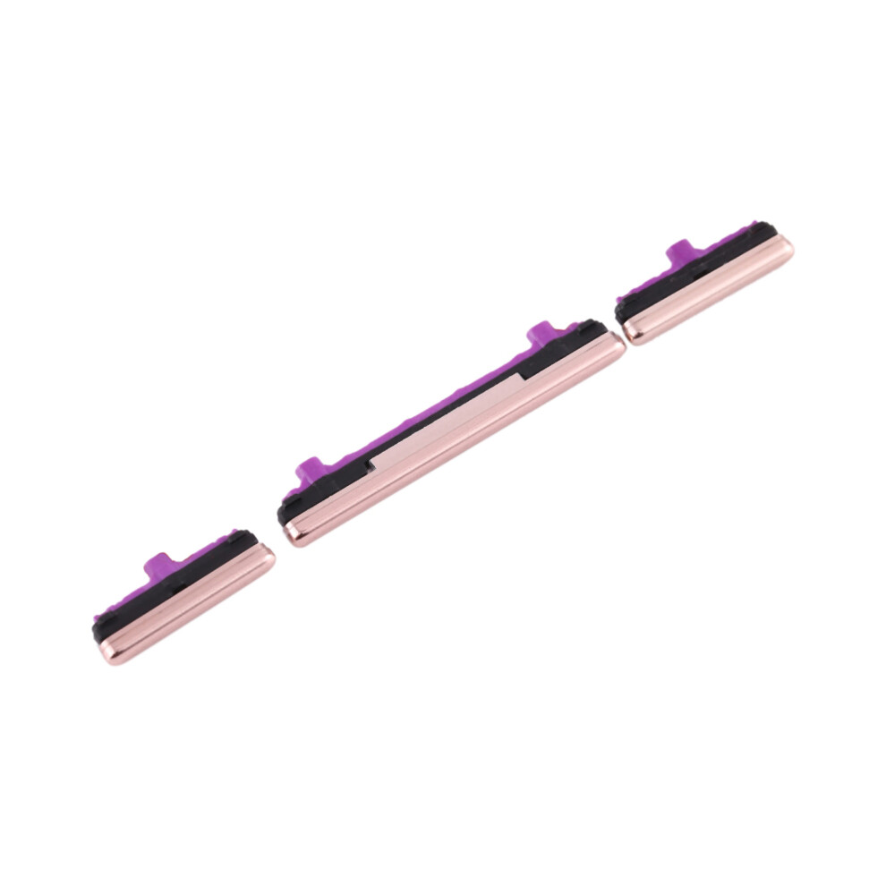 (Gold) For Samsung Galaxy S10 G973/S10 Plus G975 3Pcs/Set Oem Power On/Off And Volume Side Buttons (Without Logo) Gold 6914277335472