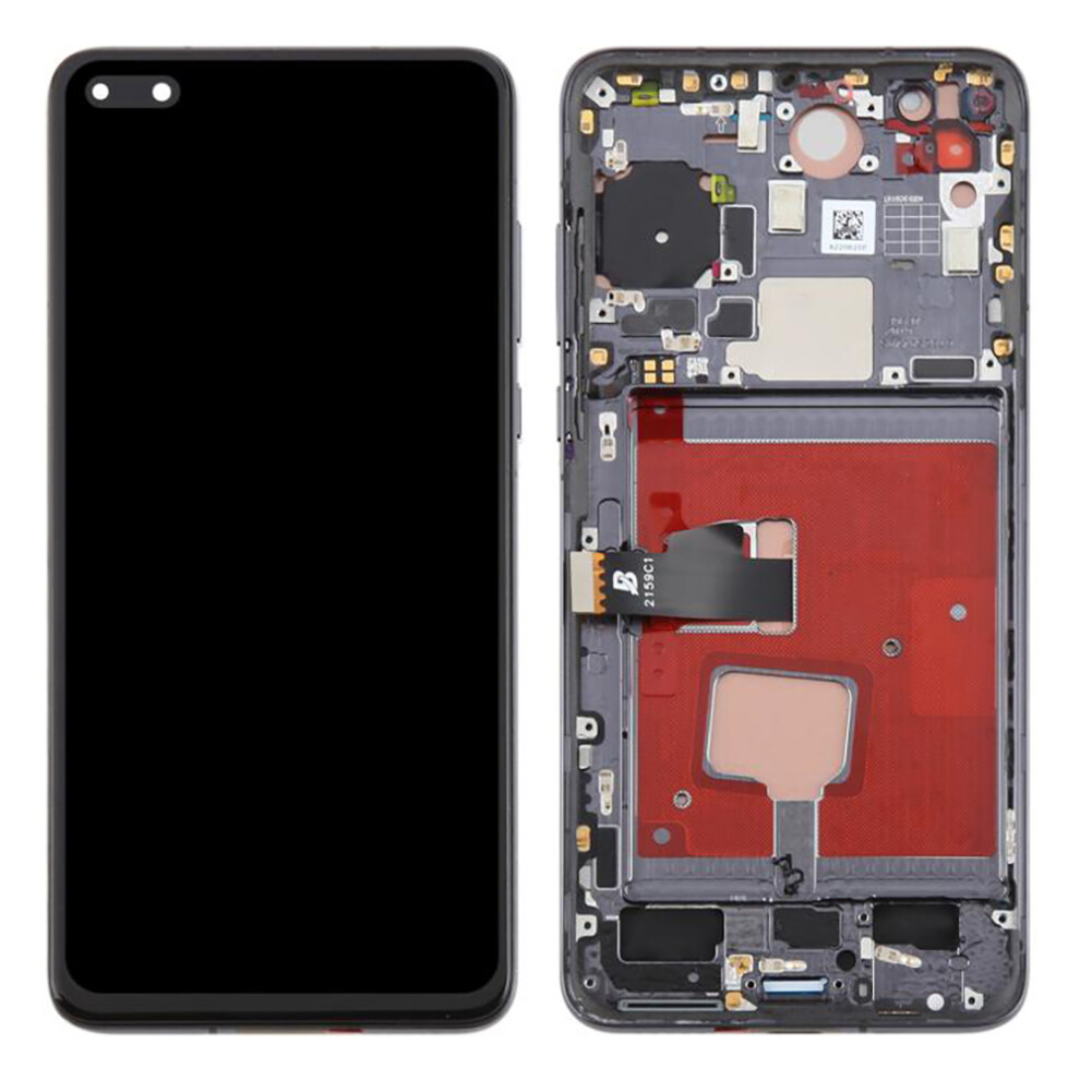 (Black) For Huawei P40 Grade C Lcd Screen And Digitizer Assembly+Frame Part (Tft Technology) (Without Logo) Black 6914279056092