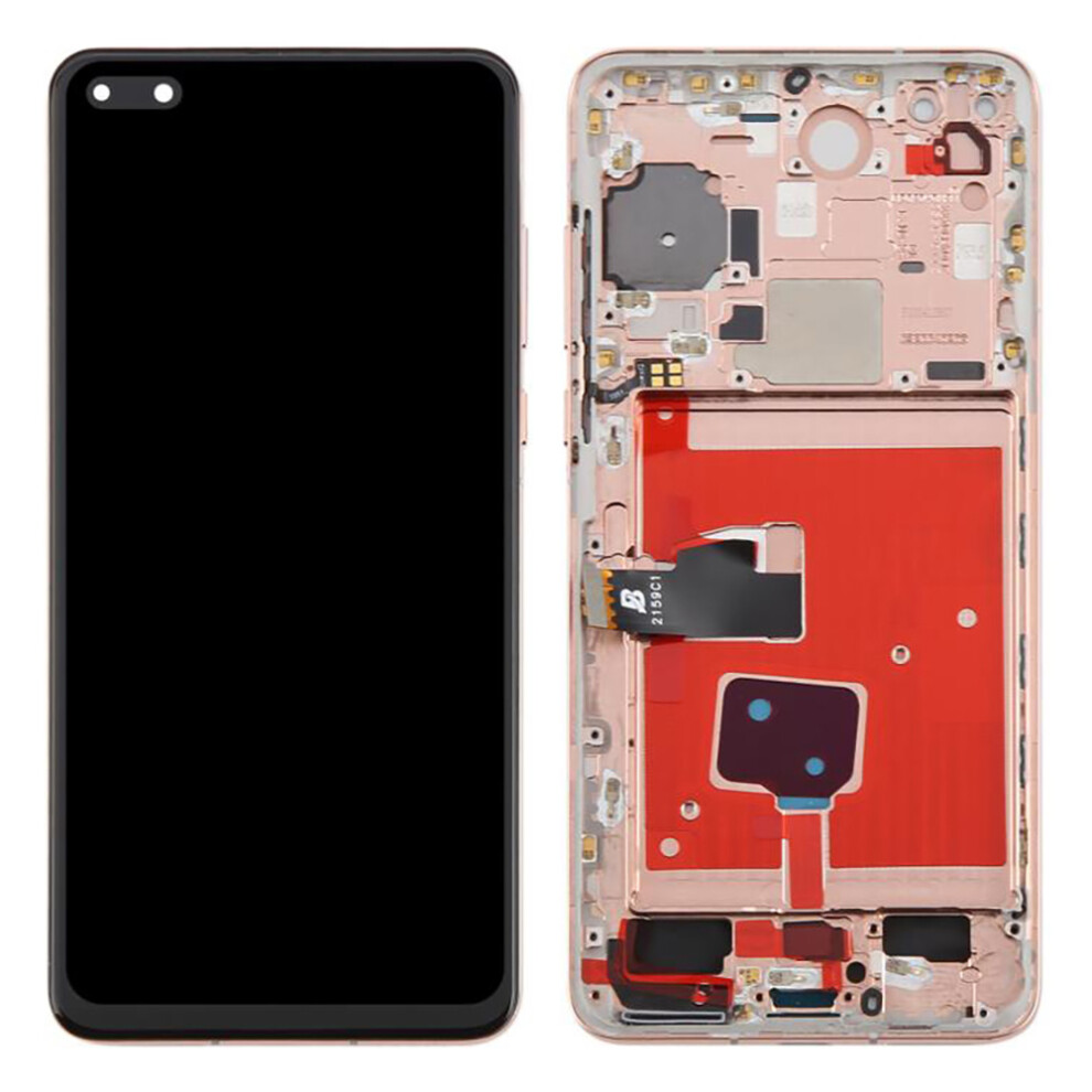 (Gold) For Huawei P40 Grade C Lcd Screen And Digitizer Assembly+Frame Part (Tft Technology) (Without Logo) Gold 6914270373648