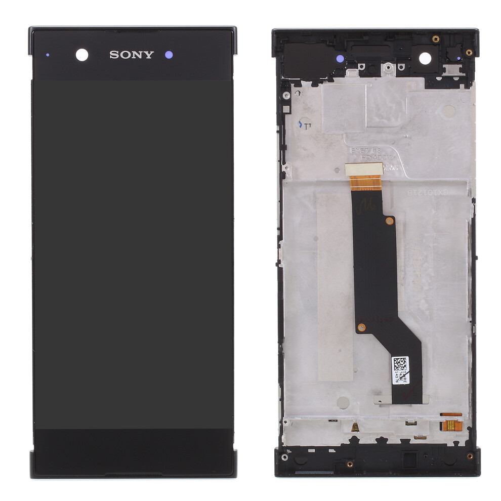 (Black) Lcd Screen And Digitizer Assembly With Frame For Sony Xperia Xa1 Black 6914276431816