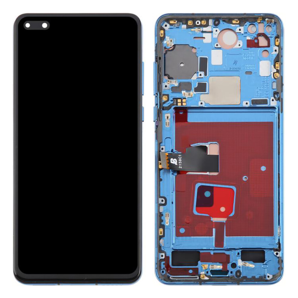 (Blue) For Huawei P40 Grade C Lcd Screen And Digitizer Assembly+Frame Part (Tft Technology) (Without Logo) Blue 6914275278955