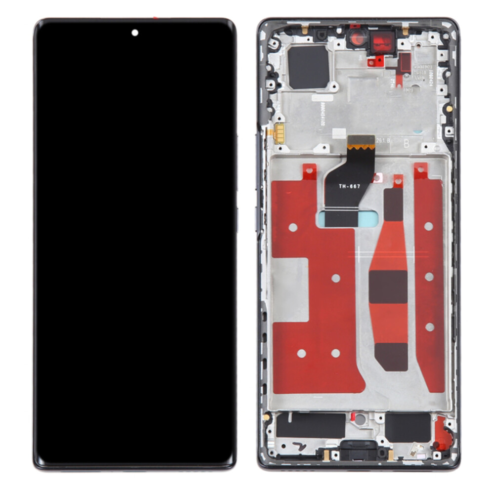 (Black) For Honor 60 Lsa-An00 Oem Grade S Oled Screen And Digitizer Assembly+Frame (Without Logo) Black 6914271513807