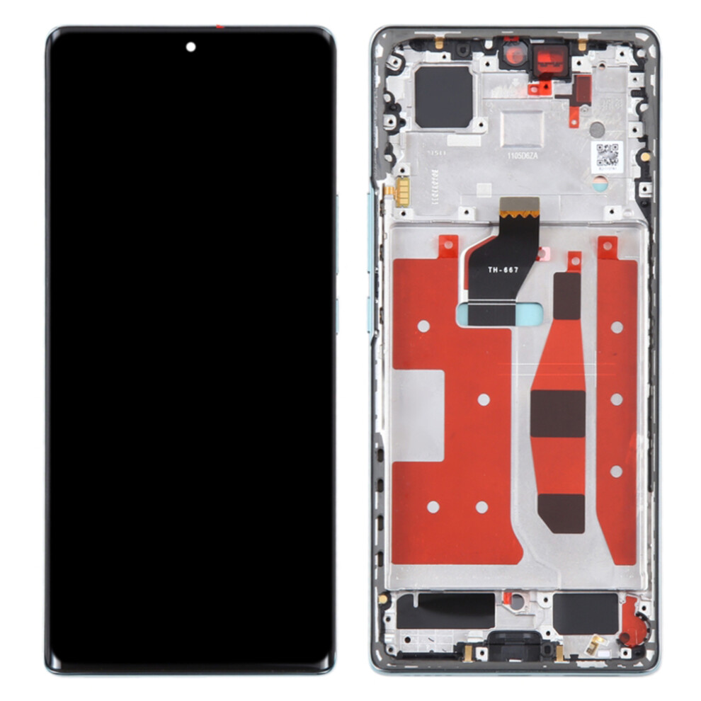 (Green) For Honor 60 Lsa-An00 Oem Grade S Oled Screen And Digitizer Assembly+Frame (Without Logo) Green 6914275142171
