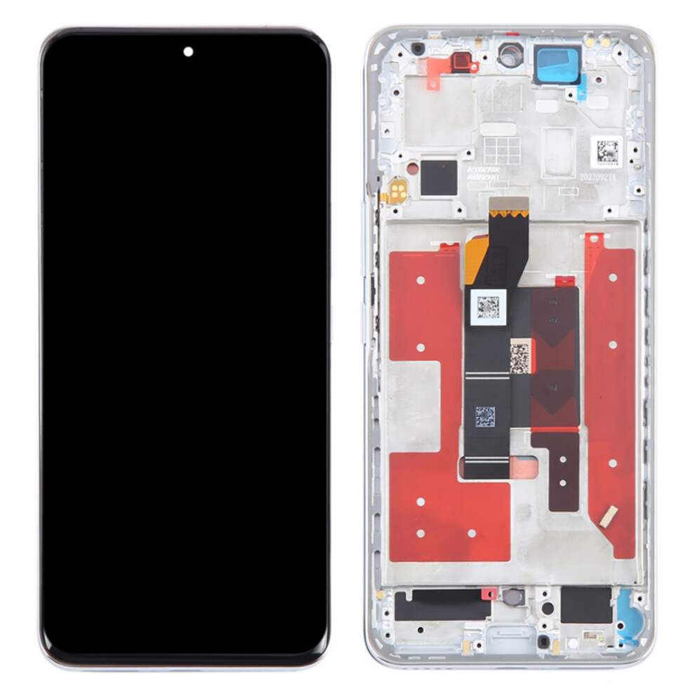 (Silver) For Honor 100 5G Maa-An00 Oem Grade S Oled Screen And Digitizer Assembly+Frame (Without Logo) Silver 6914279689542