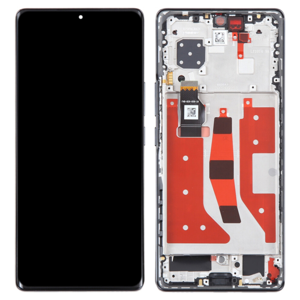 (Black) For Honor 80 5G Ann-An00 Oem Grade S Oled Screen And Digitizer Assembly+Frame (Without Logo) Black 6914272468335