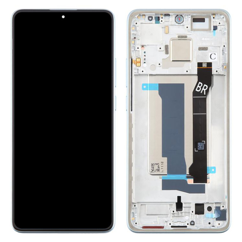 (Blue) For Xiaomi Redmi Turbo 4 5G/Poco X7 Pro 5G Oem Grade S Amoled Screen And Digitizer Assembly+Frame (Without Logo) Blue 6914273845463