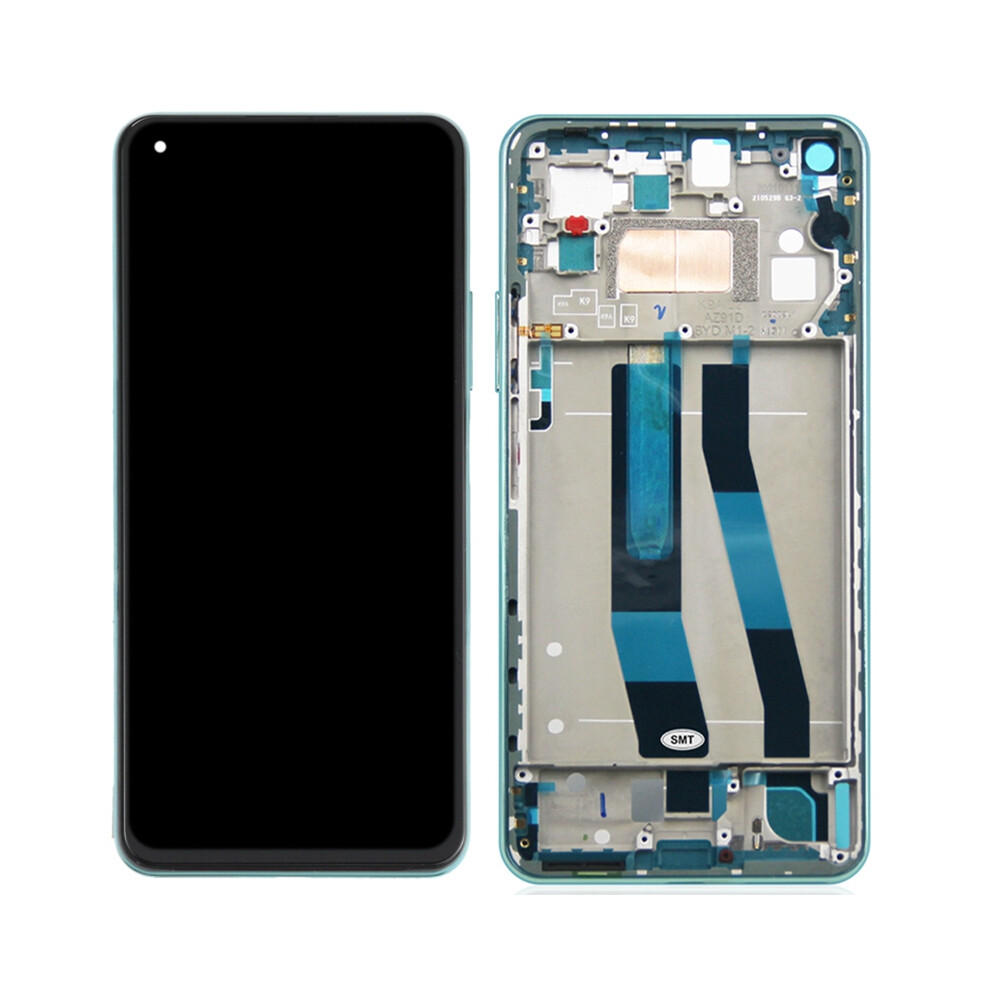 (Green) For Xiaomi Mi 11 Lite 4G/5G Grade B Lcd Screen And Digitizer Assembly+Frame Part (Tft Technology) (Without Logo) Green 6914277302719