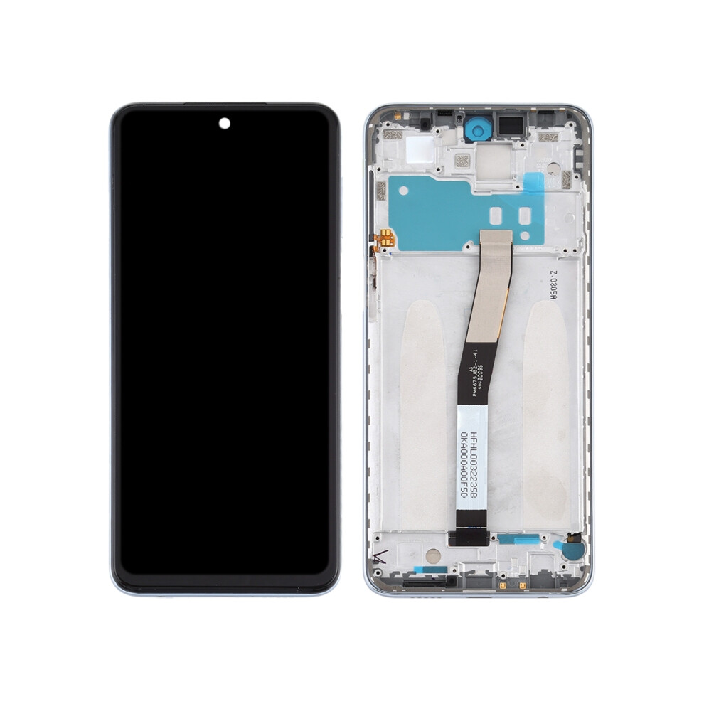 (White(Glacier )) Lcd Screen And Digitizer Assembly+Frame Repair Part For Xiaomi Redmi Note 9S/Note 9 Pro White 6914274511794