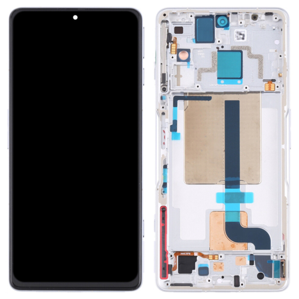 (White) For Xiaomi Redmi K50 Gaming 5G/Poco F4 Gt Grade C Lcd Screen And Digitizer Assembly+Frame Part (Tft) (Without Logo) White 6914271677622