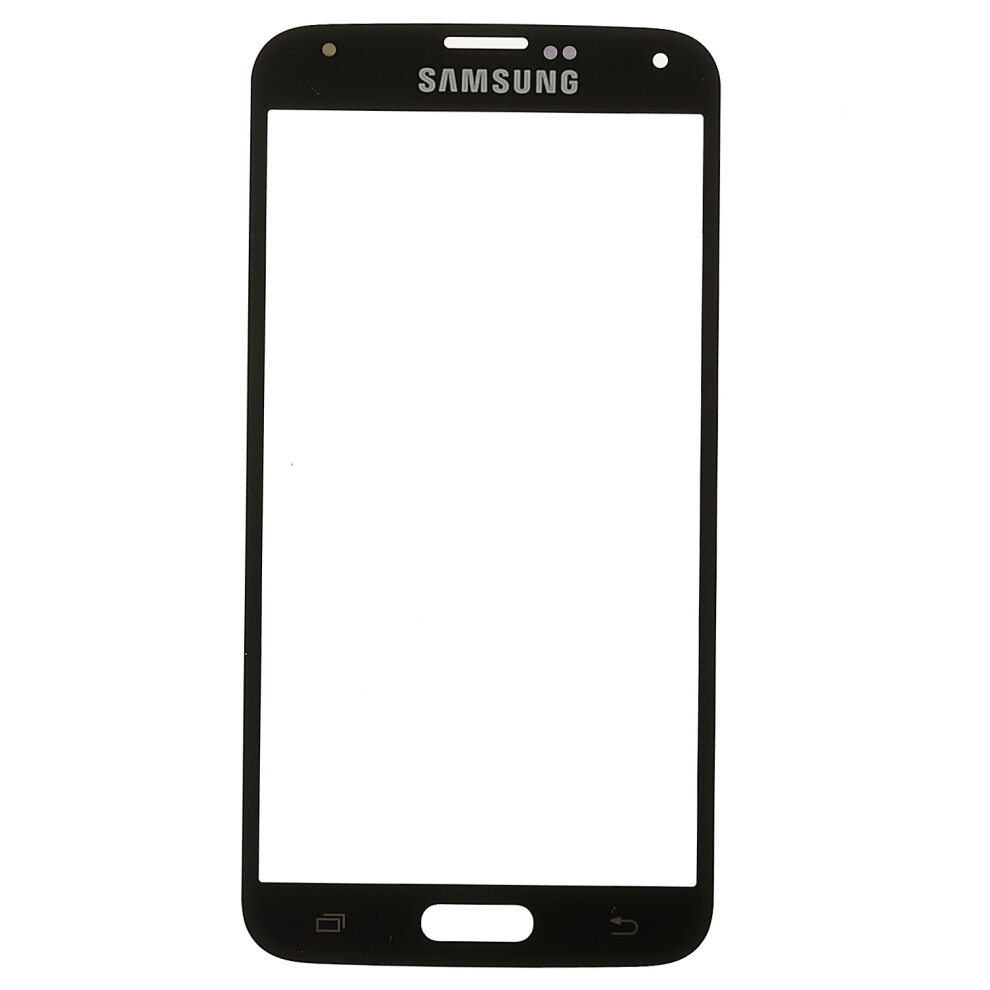 (Black) For Samsung Galaxy S5 G900 Front Screen Glass Lens+Oca Adhesive Replacement Parts Black 6914275684510