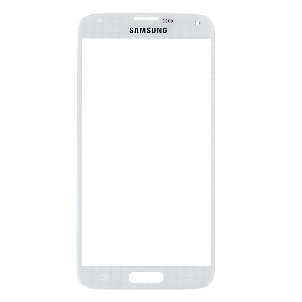 (White) For Samsung Galaxy S5 G900 Front Screen Glass Lens+Oca Adhesive Replacement Parts White 6914276976959