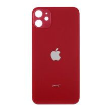 (Red) Battery Housing Cover for iPhone 11 6.1 inch (Big Camera Lens Hole,No Assembly Required)