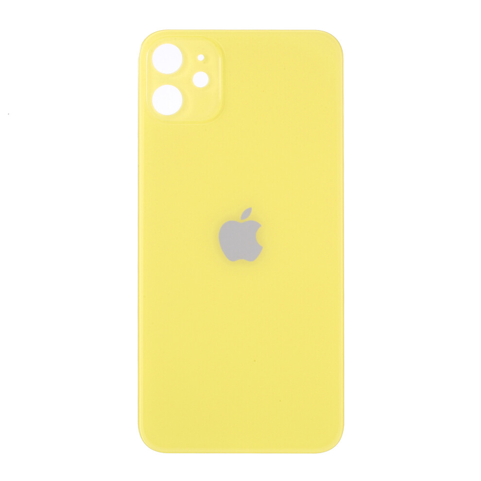 (Yellow) Battery Housing Cover For Iphone 11 6.1 Inch (Big Camera Lens Hole,No Assembly Required) Yellow 6914271620772