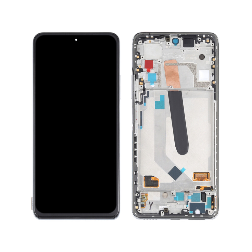 (Silver) For Xiaomi Poco F3 Grade C Oled Screen And Digitizer Assembly+Frame Repair Part (Without Logo) Silver 6914272913323
