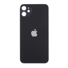 (Black) Battery Housing Cover for iPhone 11 6.1 inch (Big Camera Lens Hole,No Assembly Required)