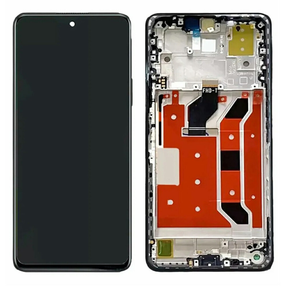 (Black) For Huawei Nova 11I Grade C Lcd Screen And Digitizer Assembly+Frame (Without Logo) Black 6914278103537