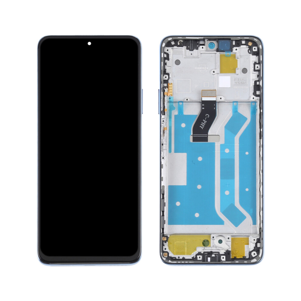 (Blue) For Huawei Nova Y90 4G Grade C Lcd Screen And Digitizer Assembly+Frame Phone Replacement Part (Without Logo) Blue 6914276128730