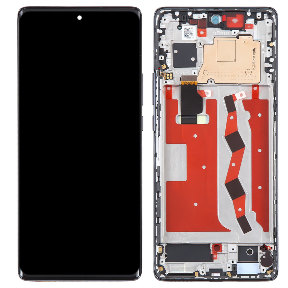 (Black) For Huawei Nova 10 4G Oem Grade S Amoled Screen And Digitizer Assembly+Frame (Without Logo) Black 6914274519035