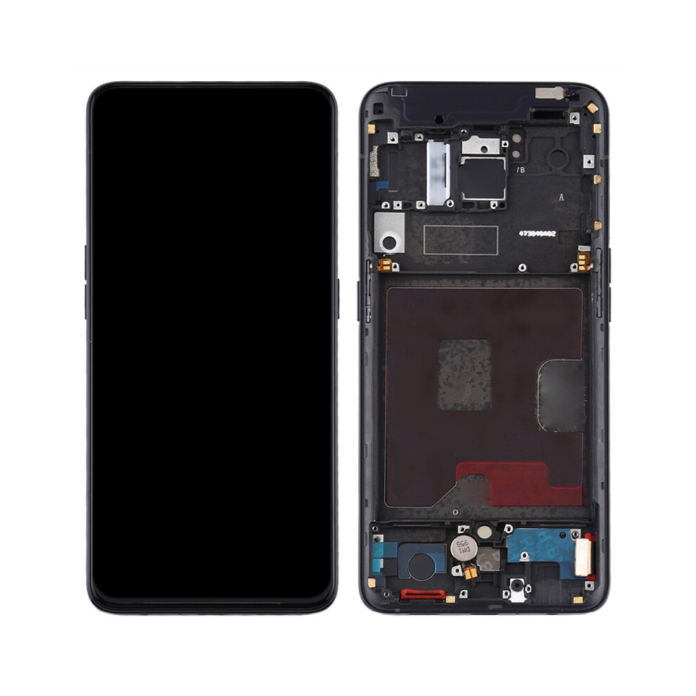 (Black) For Oppo Reno/Reno 5G Grade C Lcd Screen And Digitizer Assembly+Frame Part (Tft Technology) (Without Logo) Black 6914279949455