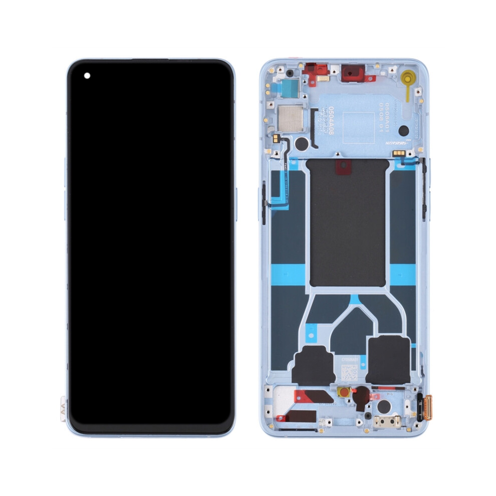 (Blue) For Oppo Reno6 5G Grade C Lcd Screen And Digitizer Assembly+Frame Part (Tft Technology) (Without Logo) Blue 6914273941240