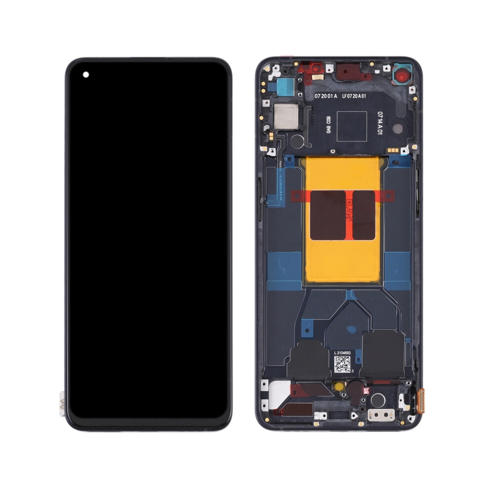(Black) For Oppo Reno6 5G Grade C Lcd Screen And Digitizer Assembly+Frame Part (Tft Technology) (Without Logo) Black 6914277672492