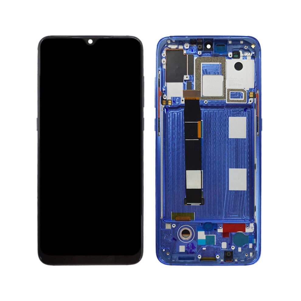 (Blue) For Xiaomi Mi 9 Grade C Lcd Screen And Digitizer Assembly+Frame Part (Tft Technology) (Without Logo) Blue 6914270624580
