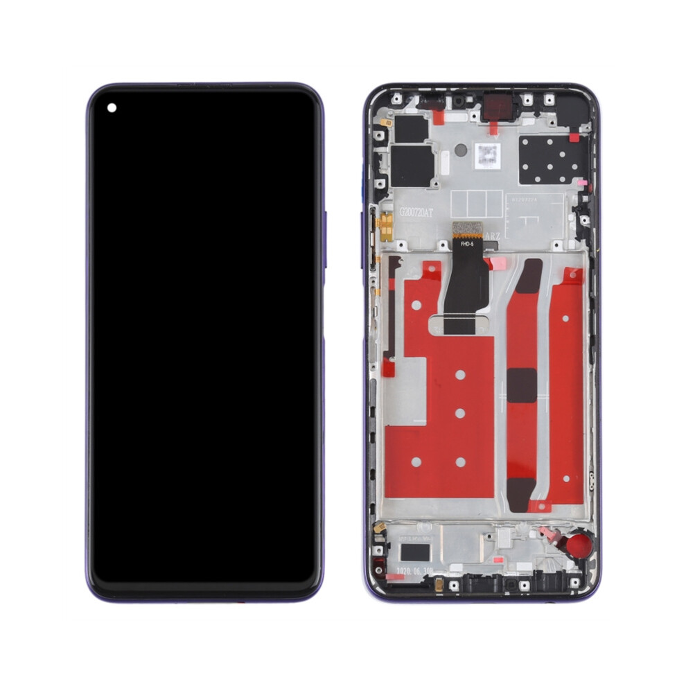 (Purple) For Honor 30S/Huawei Nova 7 Se/P40 Lite 5G Grade B Lcd Screen And Digitizer Assembly+Frame (Without Logo) Purple 6914278525322