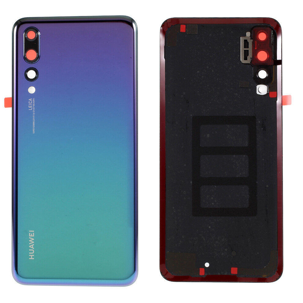(Twilight) Oem Back Battery Housing For Huawei P20 Pro [With Camera Lens Ring Cover+Adhesive Sticker] 6914270720046