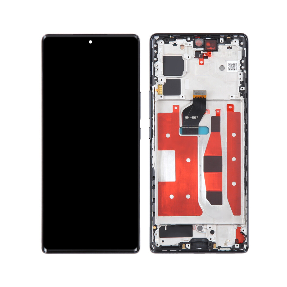 (Black) For Honor 70 5G Fne-An00 Fne-Nx9 Oem Grade S Oled Screen And Digitizer Assembly+Frame Repair Part (Without Logo) Black 6914277250652