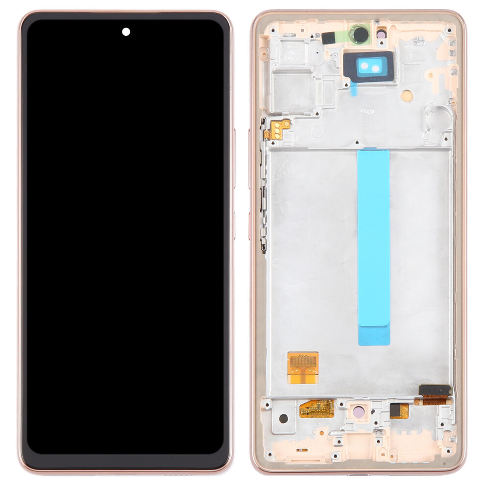(Pink) For Samsung Galaxy A53 5G A536 6.36 Inch Grade C Oled Screen And Digitizer Assembly+Frame (Without Logo) Pink 6914273139104