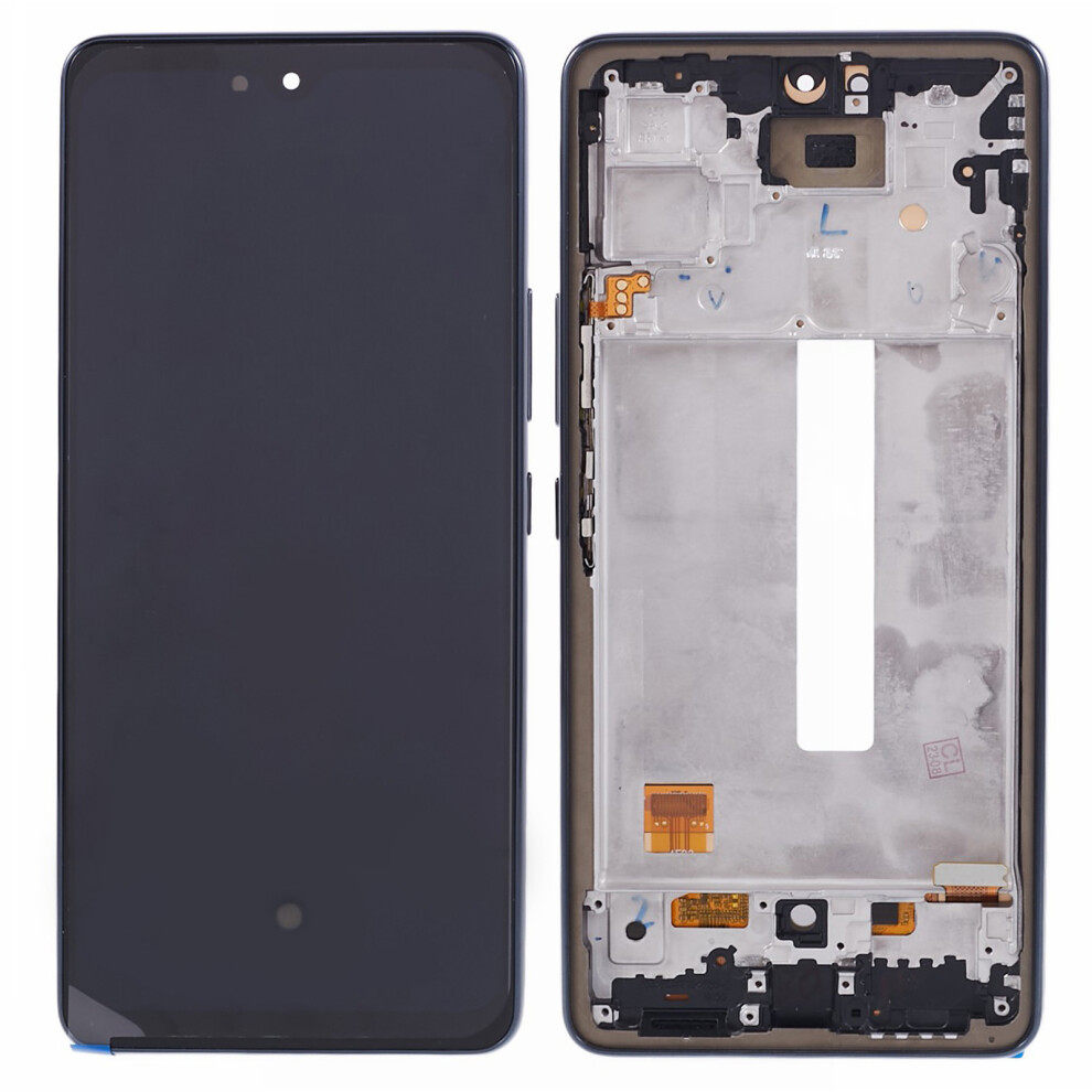 (Black) For Samsung Galaxy A53 5G A536 6.36 Inch Grade C Oled Screen And Digitizer Assembly+Frame (Without Logo) Black 6914272502329
