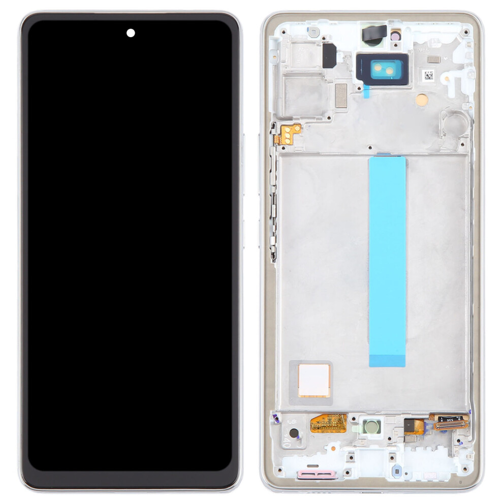 (White) For Samsung Galaxy A53 5G A536 6.36 Inch Grade C Oled Screen And Digitizer Assembly+Frame (Without Logo) White 6914271034333
