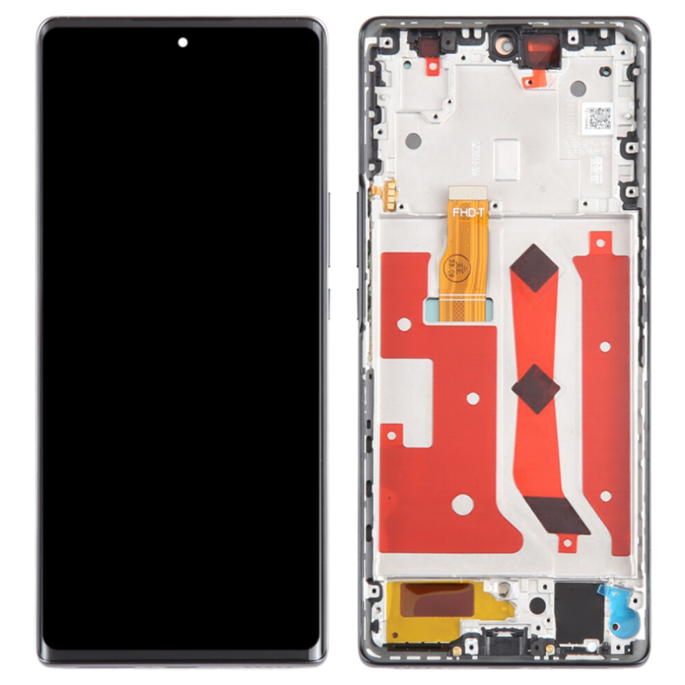 (Black) For Honor 80 Se 5G Gia-An8 Oem Grade S Oled Screen And Digitizer Assembly+Frame (Without Logo) Black 6914276301027